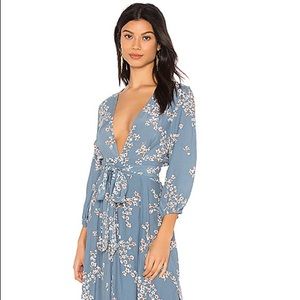 Blue Floral Dress